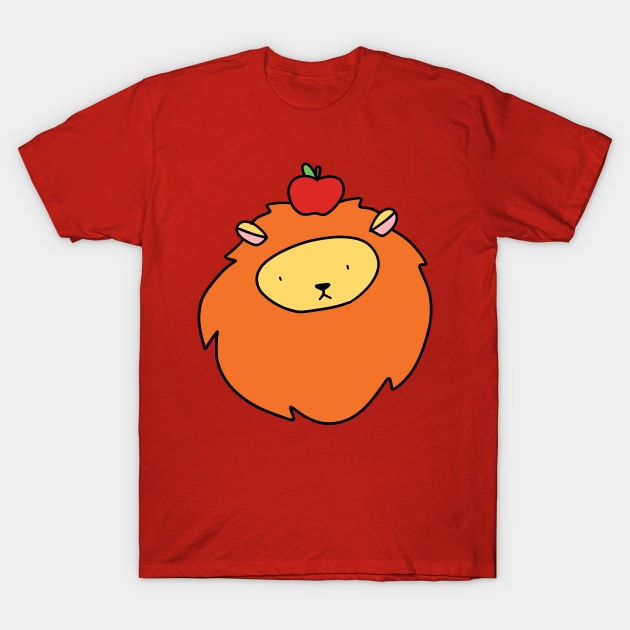 Apple Lion Face T-Shirt by saradaboru